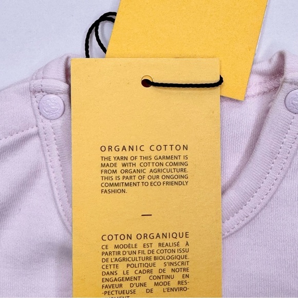 NWT KENZO Baby Elephant Logo 2 Piece Set Top Leggings Pink Reversible Size 3M - Picture 15 of 16